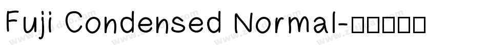 Fuji Condensed Normal字体转换